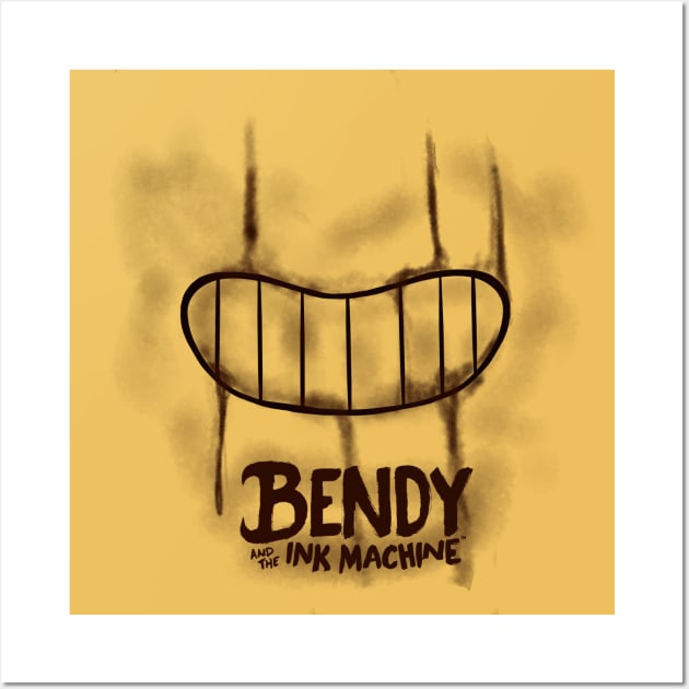 Bendy tainted smile Wall Art by Oseven77